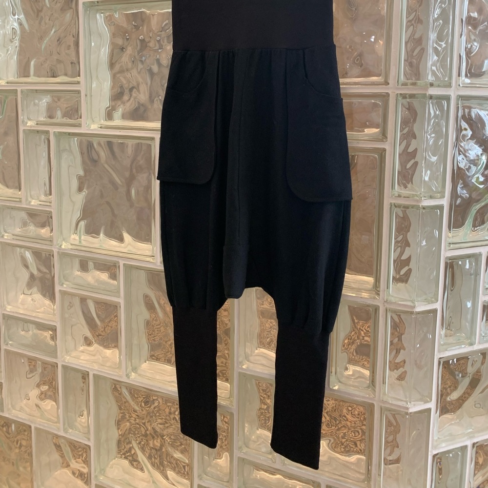 Super Fun Strapless Black, Fitted Top Jumpsuit. - image 3